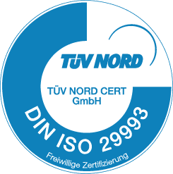 DIN-ISO-29993 ZERTIFIZIERUNG BILDUNGS-TÜV